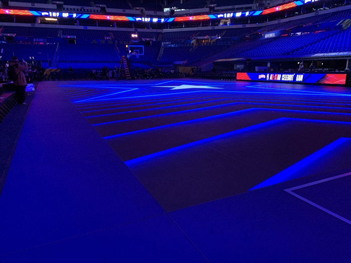 NBA All-Star LED Court